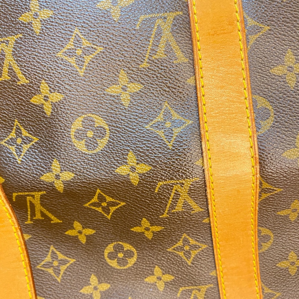 LV Monogram Keepal 50 with lock & key - Picture 7 of 8